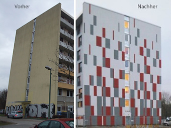 Fassadengestaltung und Malerei – Darßer Straße